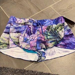 Athleta petal swim shorts NWT